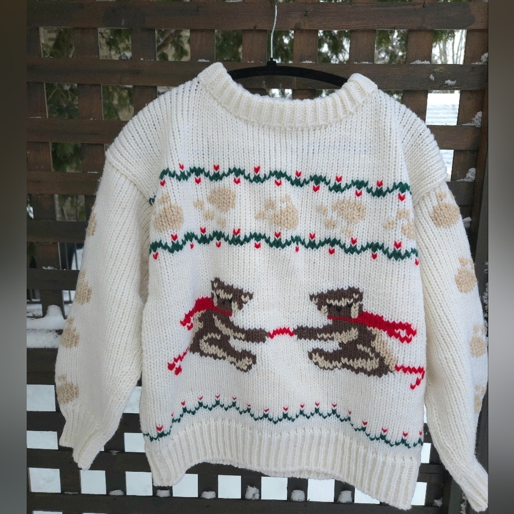 Vintage Knit Teddy Sweater - Picture 4 of 9